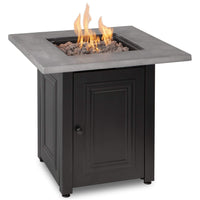 Thumbnail for Endless Summer The Wakefield, LP Gas Outdoor Fire Pit with Concrete Resin Mantel - GAD15410M - Fire Pit Stock