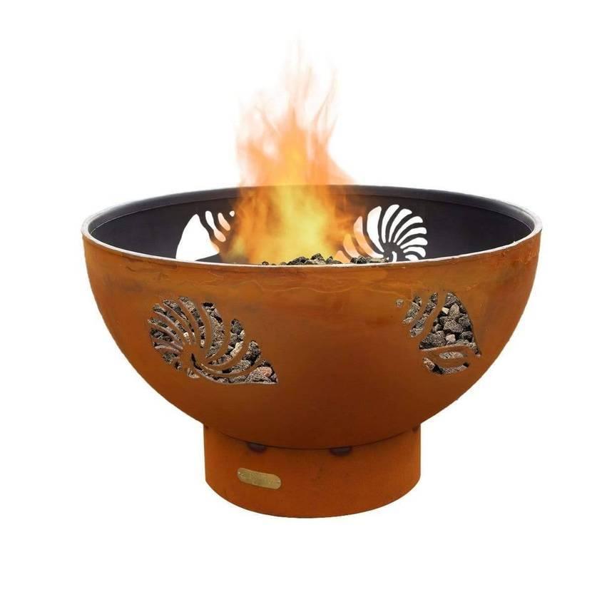 Fire Pit Art - Beachcomber 36" Carbon Steel Fire Pit - Fire Pit Stock