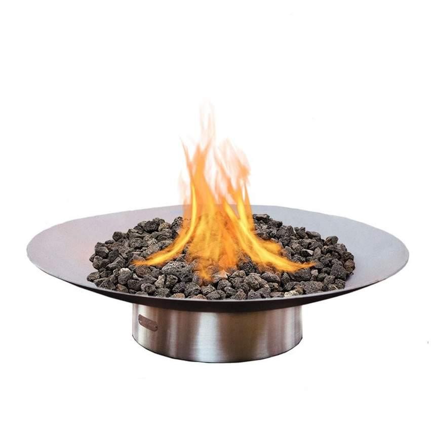 Fire Pit Art - Bella Vita 58" Carbon Steel Fire Pit - Fire Pit Stock