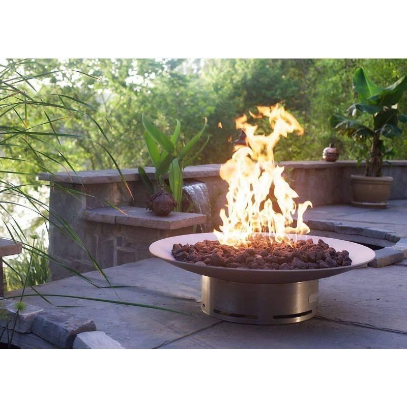 Fire Pit Art - Bella Vita 58" Carbon Steel Fire Pit - Fire Pit Stock