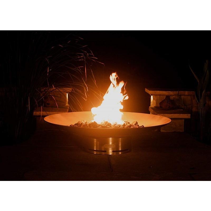 Fire Pit Art - Bella Vita 58" Carbon Steel Fire Pit - Fire Pit Stock