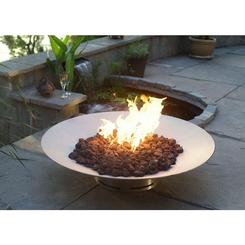 Fire Pit Art - Bella Vita 58" Carbon Steel Fire Pit - Fire Pit Stock