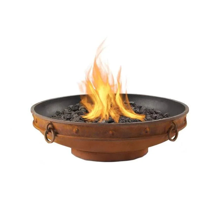 Fire Pit Art - Emperor 37" Carbon Steel Round Fire Pit - Fire Pit Stock