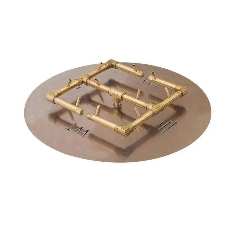 Fire Pit Art - Fleur de Lis 36" Carbon Steel Fire Pit - Fire Pit Stock