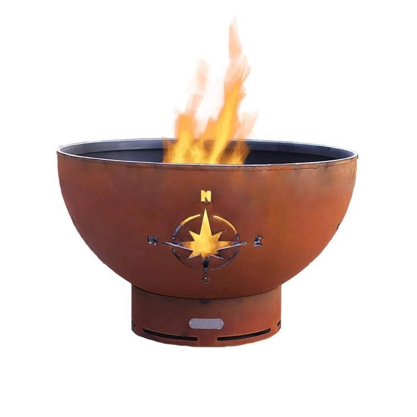 Fire Pit Art - Navigator 36" Carbon Steel Fire Pit - Fire Pit Stock
