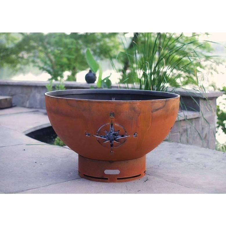 Fire Pit Art - Navigator 36" Carbon Steel Fire Pit - Fire Pit Stock
