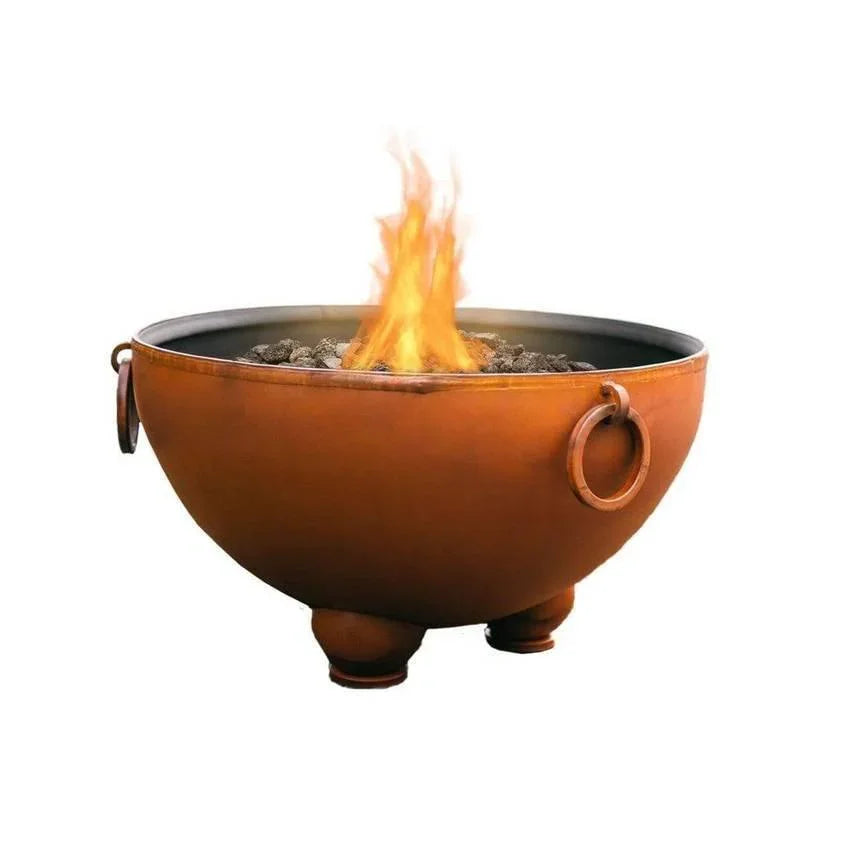Fire Pit Art - Nepal 41" Carbon Steel Fire Pit - Fire Pit Stock