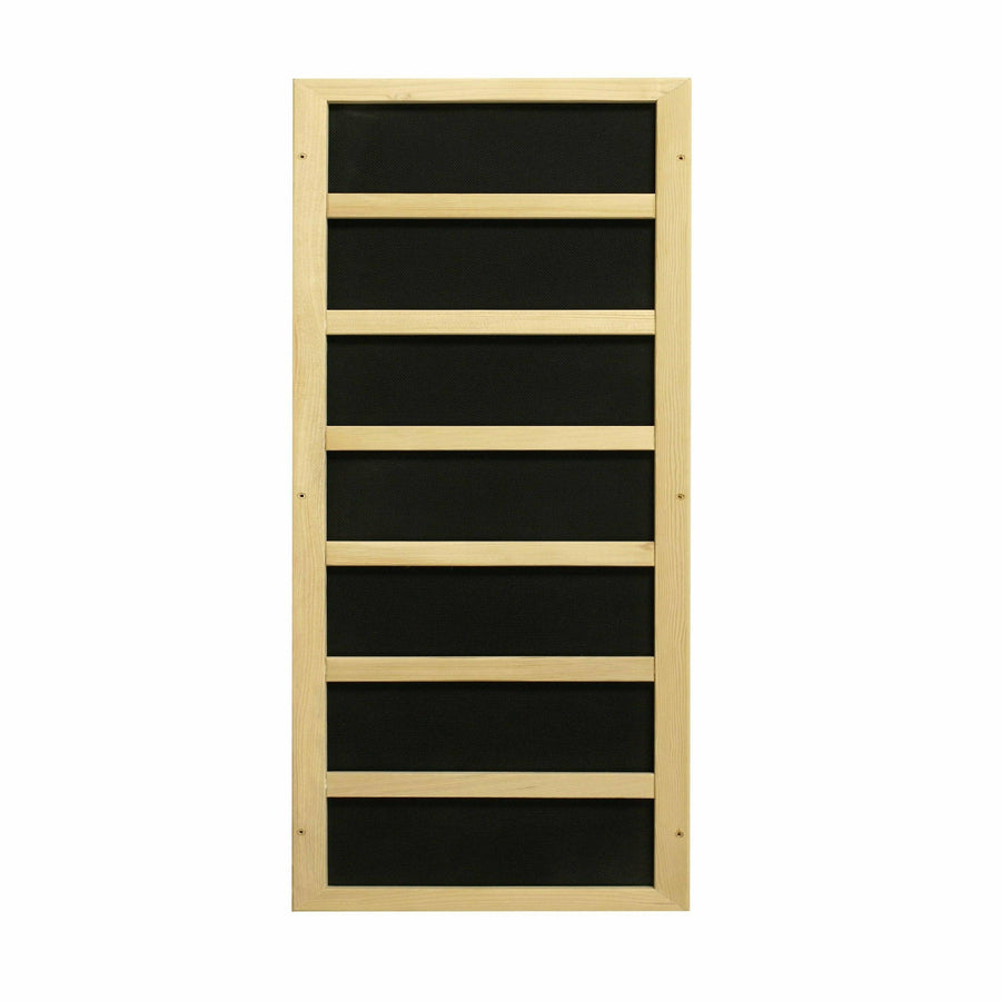 Golden Designs Sauna: "Barcelona Select" 1-2 Person Low EMF FAR Infrared Sauna - Canadian Hemlock - GDI-6106-01 - Fire Pit Stock