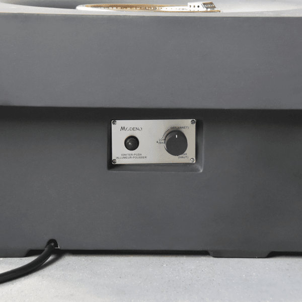 Modeno - Branford Square Concrete Fire Pit Table OFG141 - Fire Pit Stock