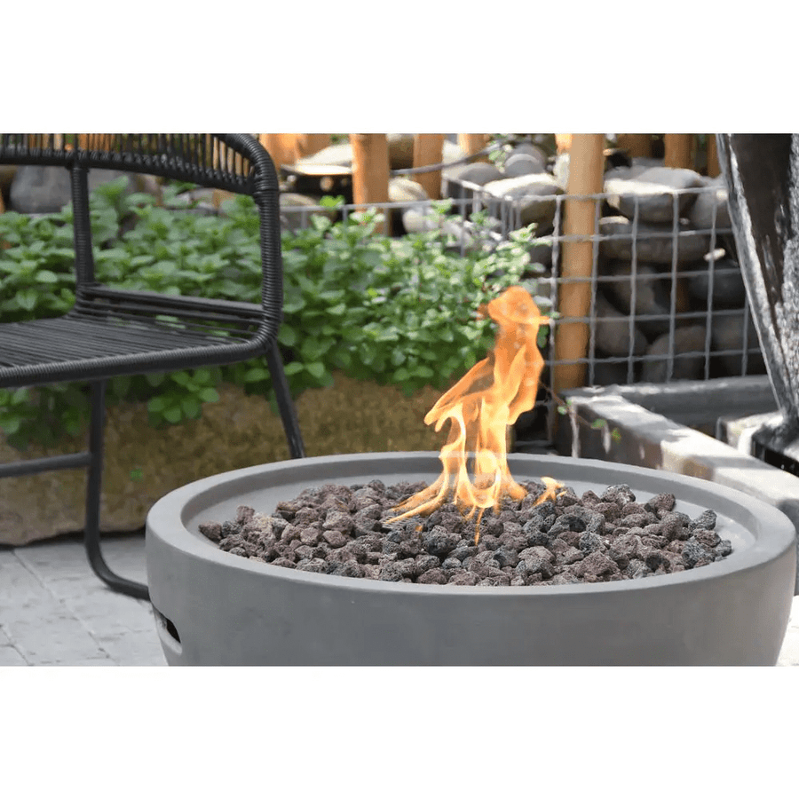 Modeno - Nantucket Round Concrete Fire Pit Bowl OFG116 - Fire Pit Stock