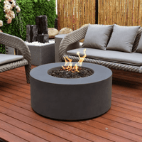 Thumbnail for Modeno - Venice Round Concrete Fire Pit Table OFG113 - Fire Pit Stock