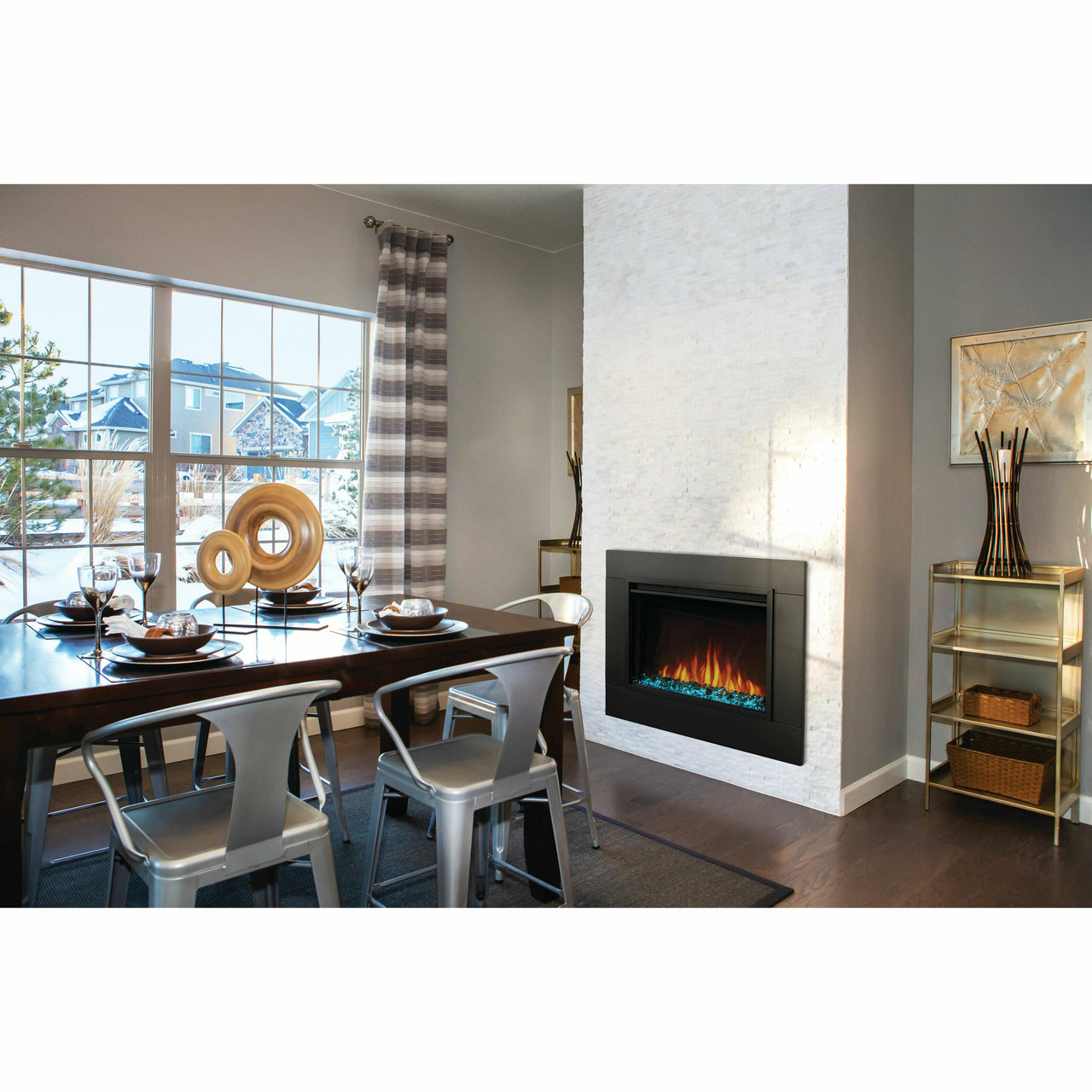 Napoleon - Cineview™ Electric Fireplace Insert - Fire Pit Stock