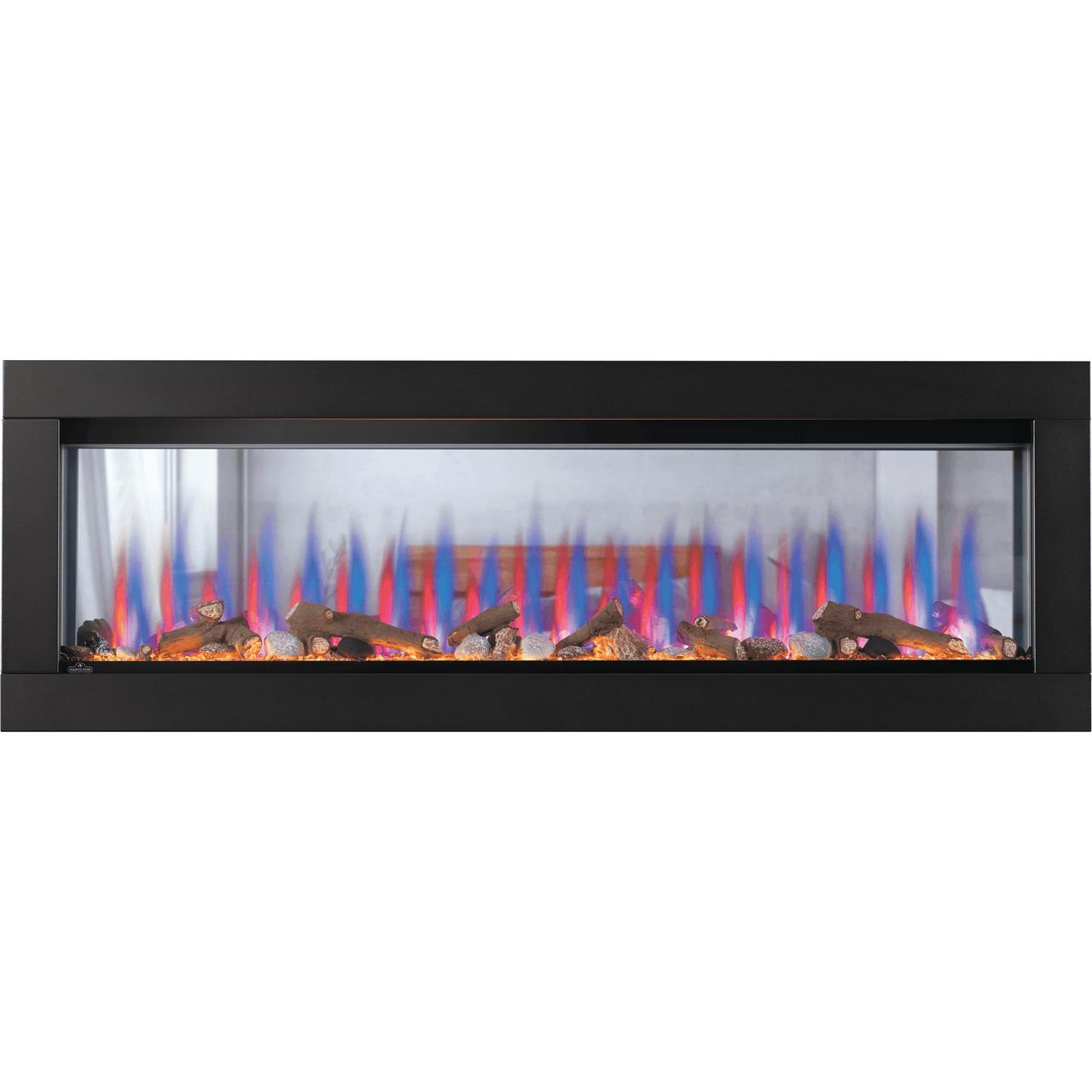 Napoleon - Clearion™ Elite Built-In See-Through Electric Fireplace - Fire Pit Stock