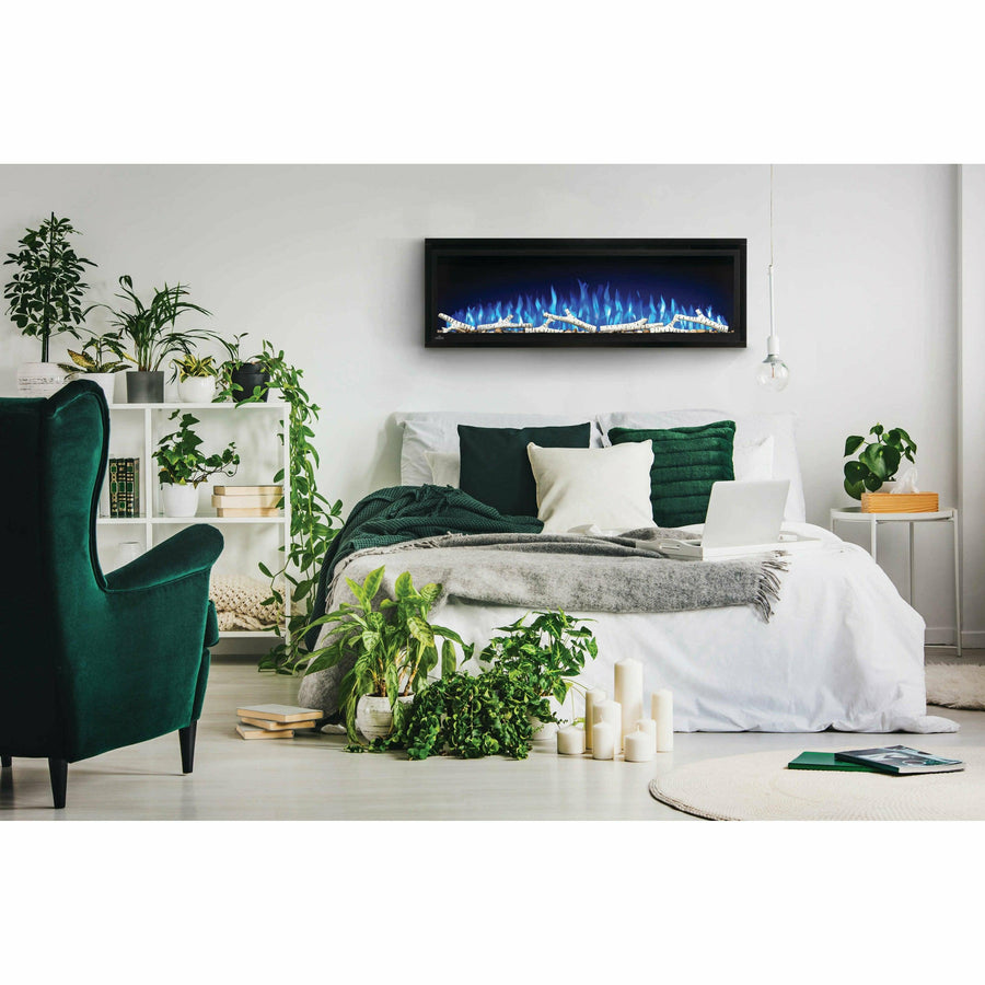 Napoleon - Entice™ Wall Mount Slimline Electric Fireplace - Fire Pit Stock
