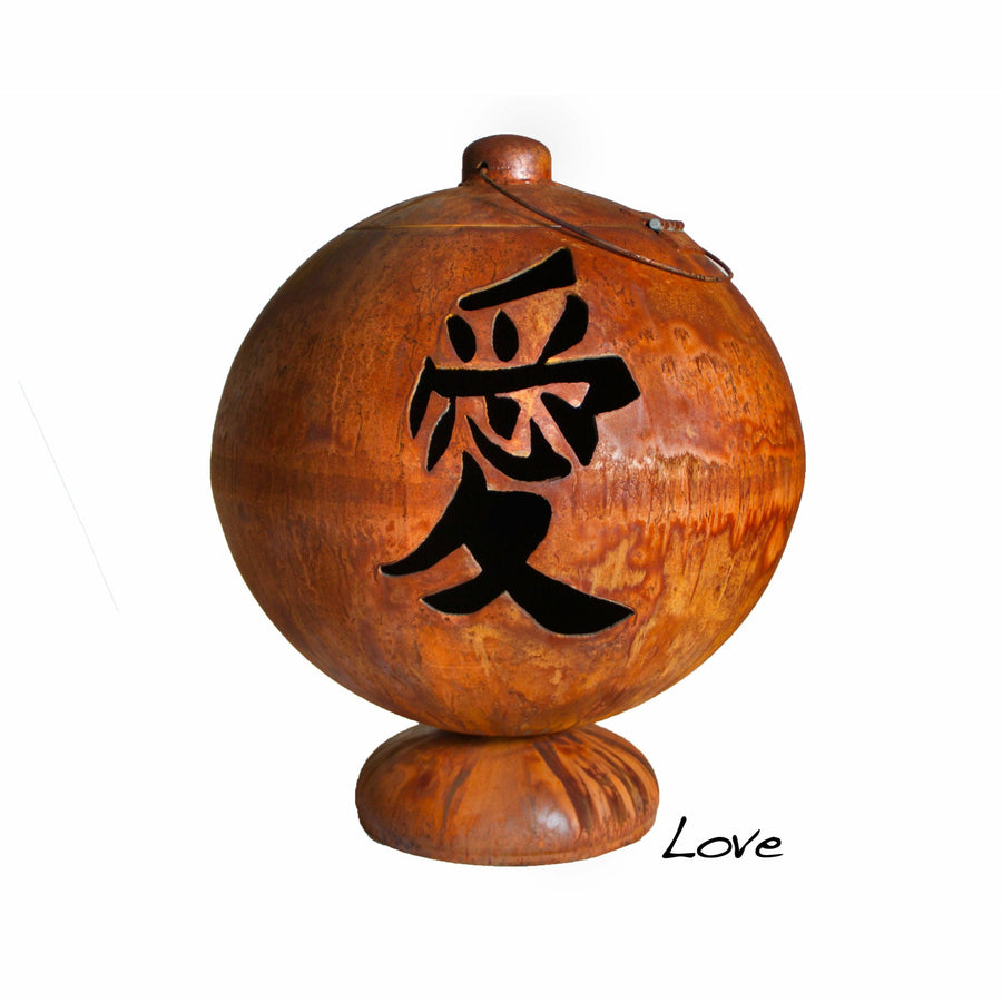 Ohio Flame Fire Globe "Live, Laugh, Love" - Fire Pit Stock