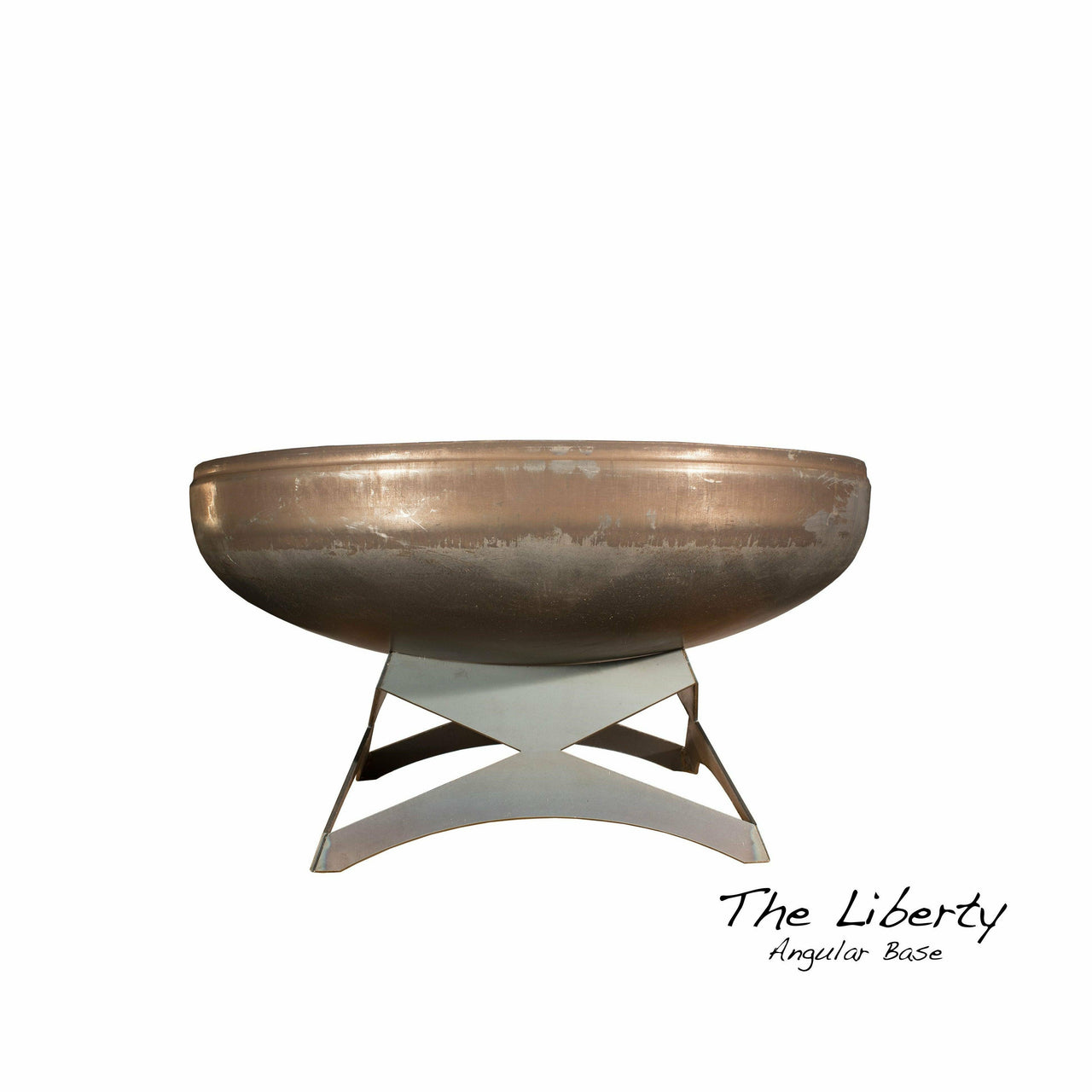Ohio Flame Liberty Fire Pit with Angular Base - Fire Pit Stock