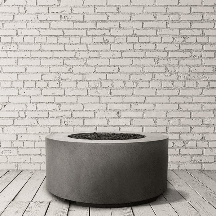 Prism Hardscapes - Cilindro Round Concrete Fire Bowl - Fire Pit Stock