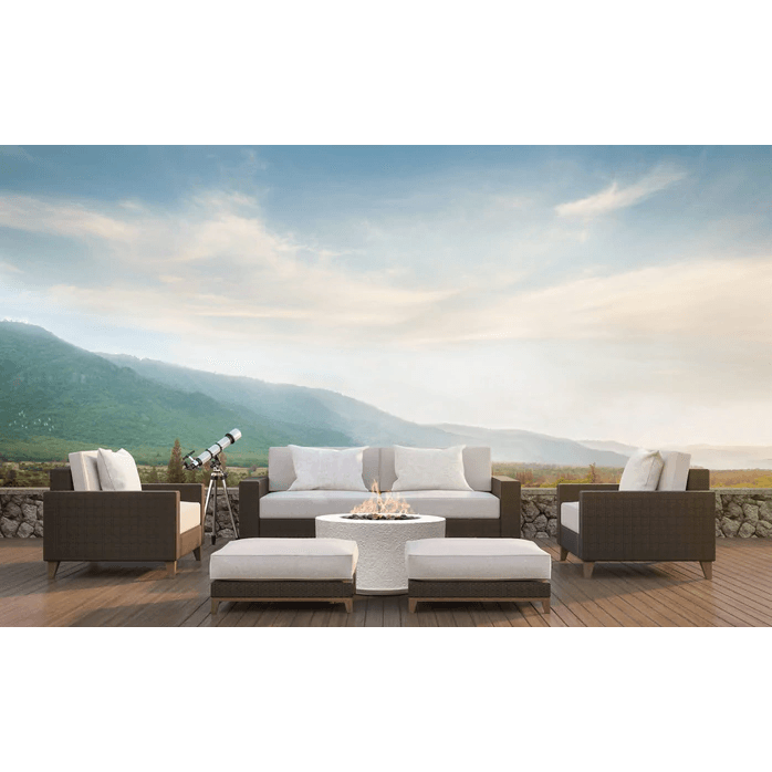 Prism Hardscapes - Cilindro Round Concrete Fire Bowl - Fire Pit Stock