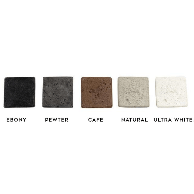 Prism Hardscapes - Embarcadero Pedestal Round Concrete Fire Bowl - Fire Pit Stock