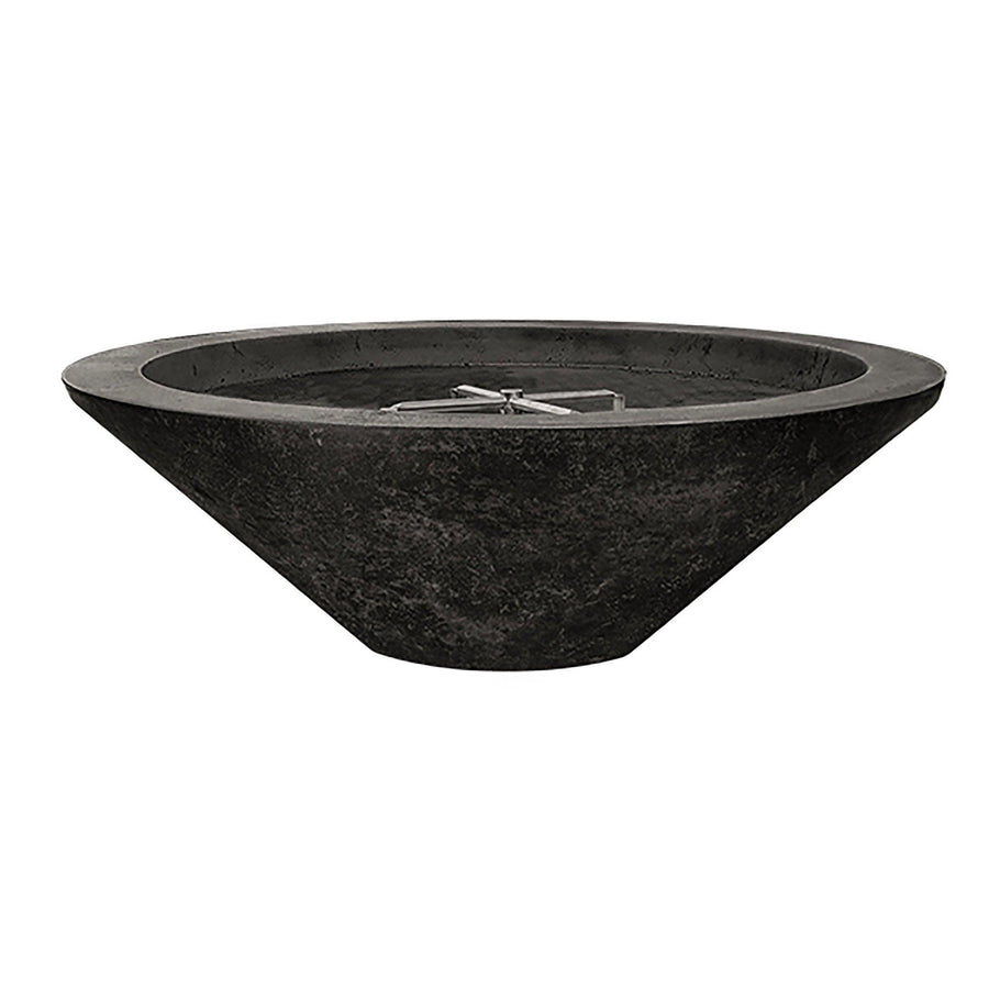 Prism Hardscapes - Embarcadero Pedestal Round Concrete Fire Bowl - Fire Pit Stock