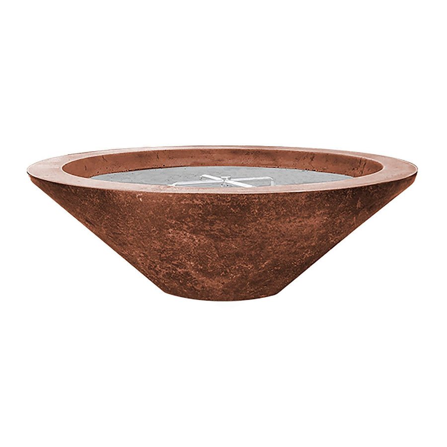 Prism Hardscapes - Embarcadero Round Concrete Fire Bowl - Fire Pit Stock