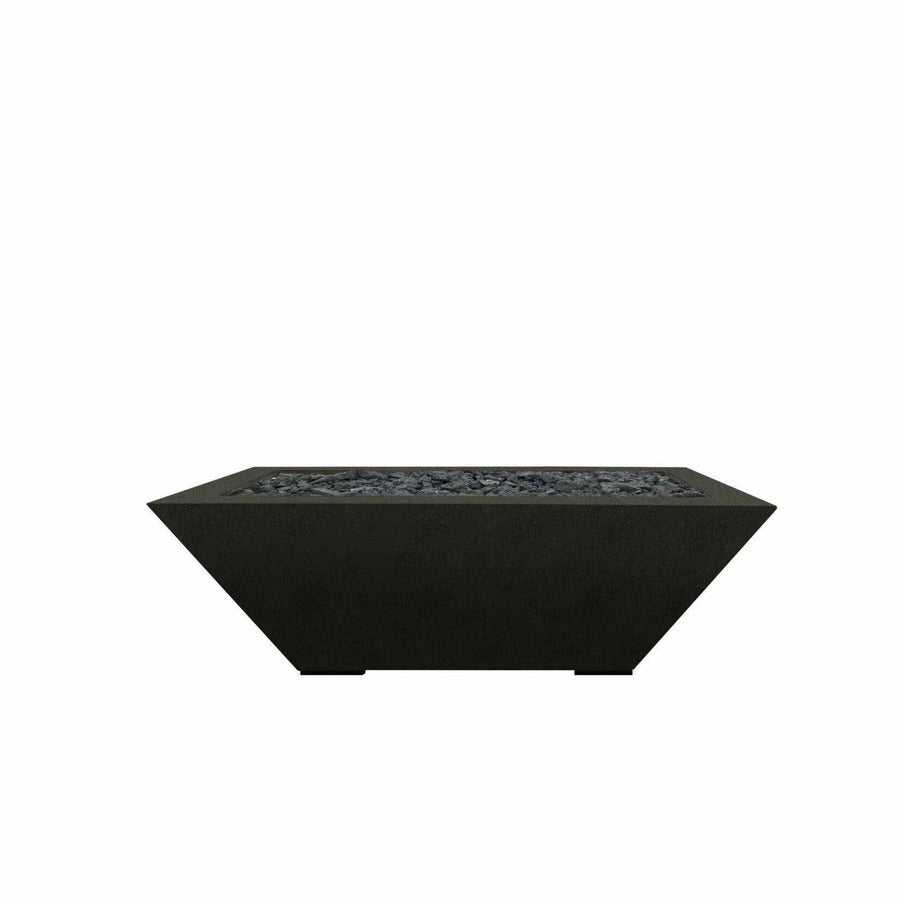 Prism Hardscapes - Lombard Series Pedestal Square Concrete Fire Bowl - Fire Pit Stock