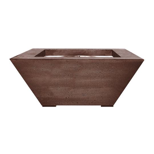 Prism Hardscapes - Lombard Series Square Concrete Fire Table - Fire Pit Stock