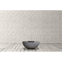 Thumbnail for Prism Hardscapes - Moderno 2 Round Concrete Fire and Water Bowl w/ Match-Lit Ignition - Fire Pit Stock