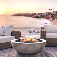 Thumbnail for Prism Hardscapes - Moderno Series 4 Round Concrete Fire Bowl - Fire Pit Stock