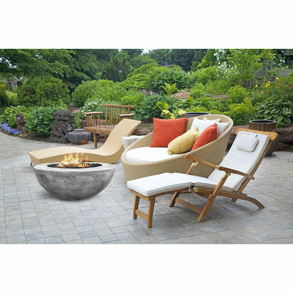 Prism Hardscapes - Moderno Series 6 Round Concrete Fire Bowl - Fire Pit Stock