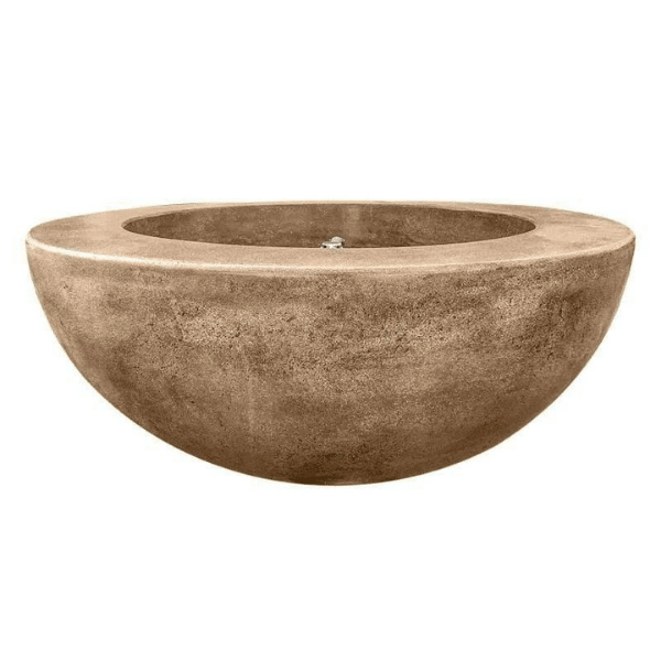 Prism Hardscapes - Moderno Series 8 Round Concrete Fire Bowl - Fire Pit Stock