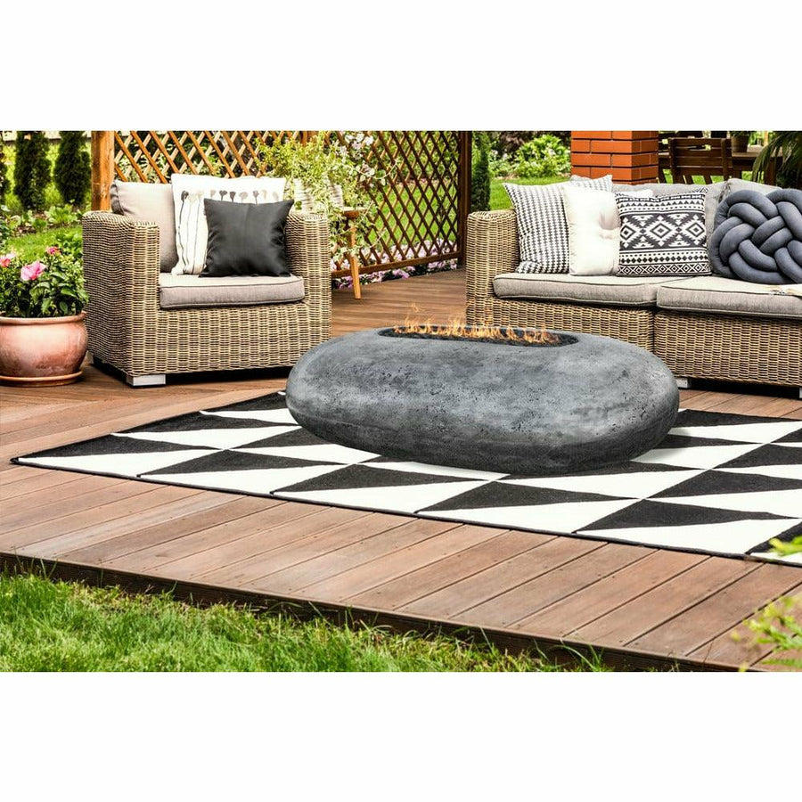 Prism Hardscapes - Pebble Series Round Concrete Fire Bowl - Fire Pit Stock