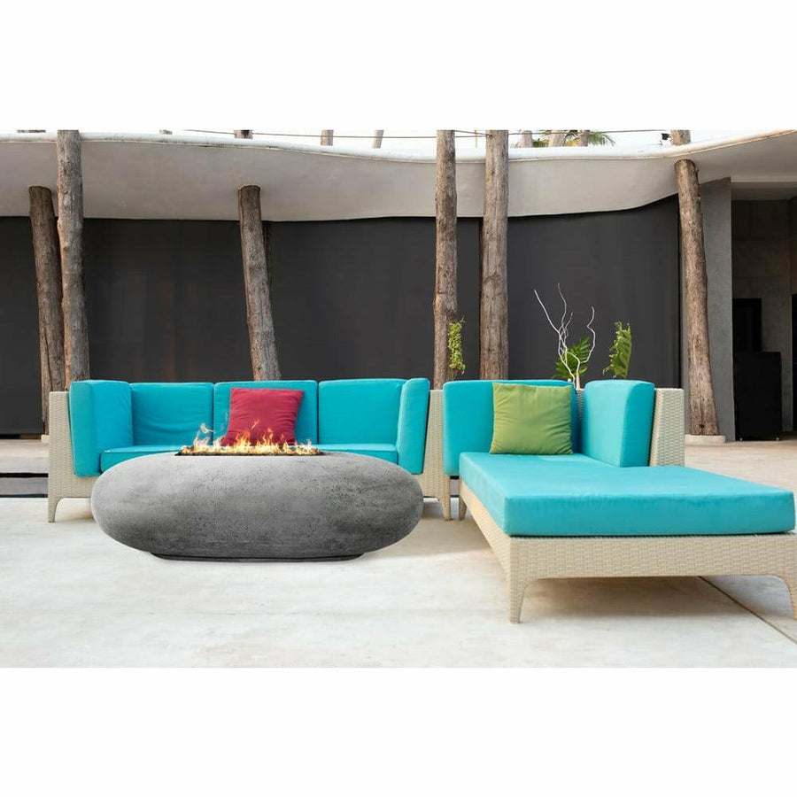 Prism Hardscapes - Pebble Series Round Concrete Fire Bowl - Fire Pit Stock