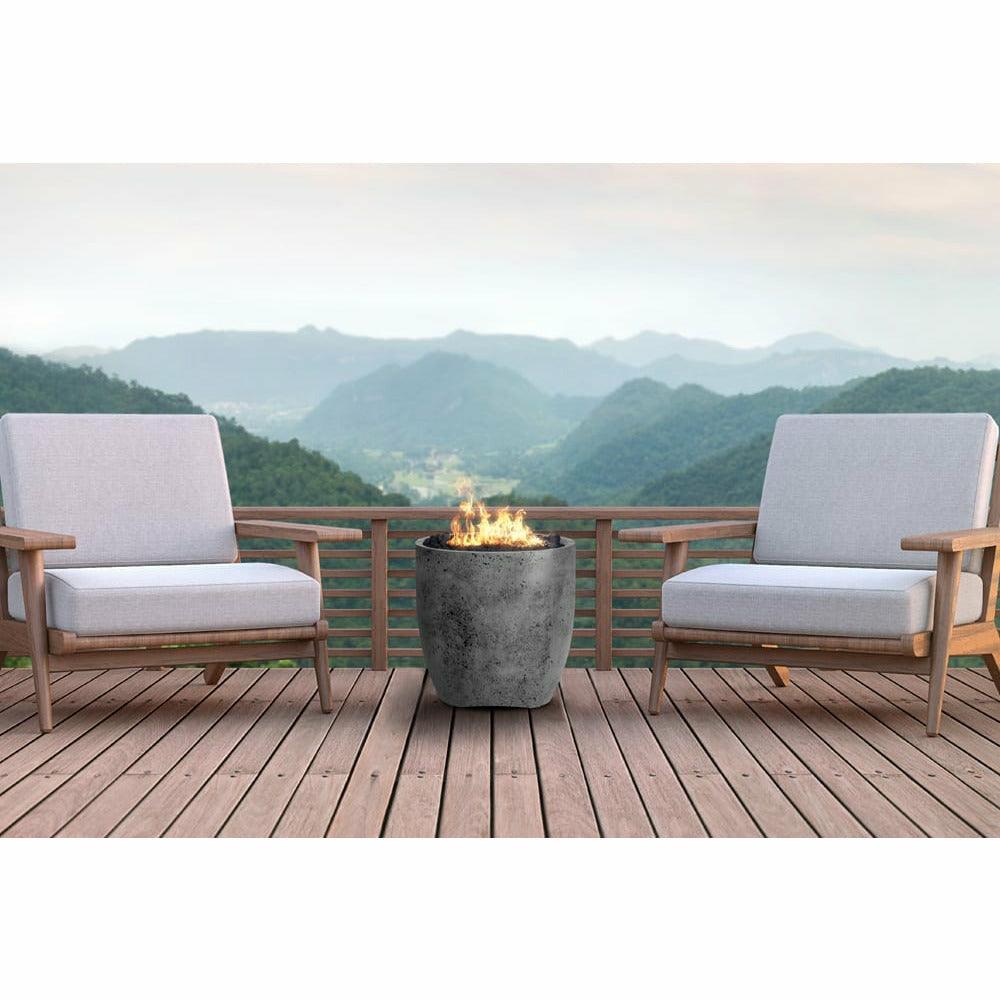 Prism Hardscapes - Pentola Series 2 Round Concrete Fire Bowl - Fire Pit Stock