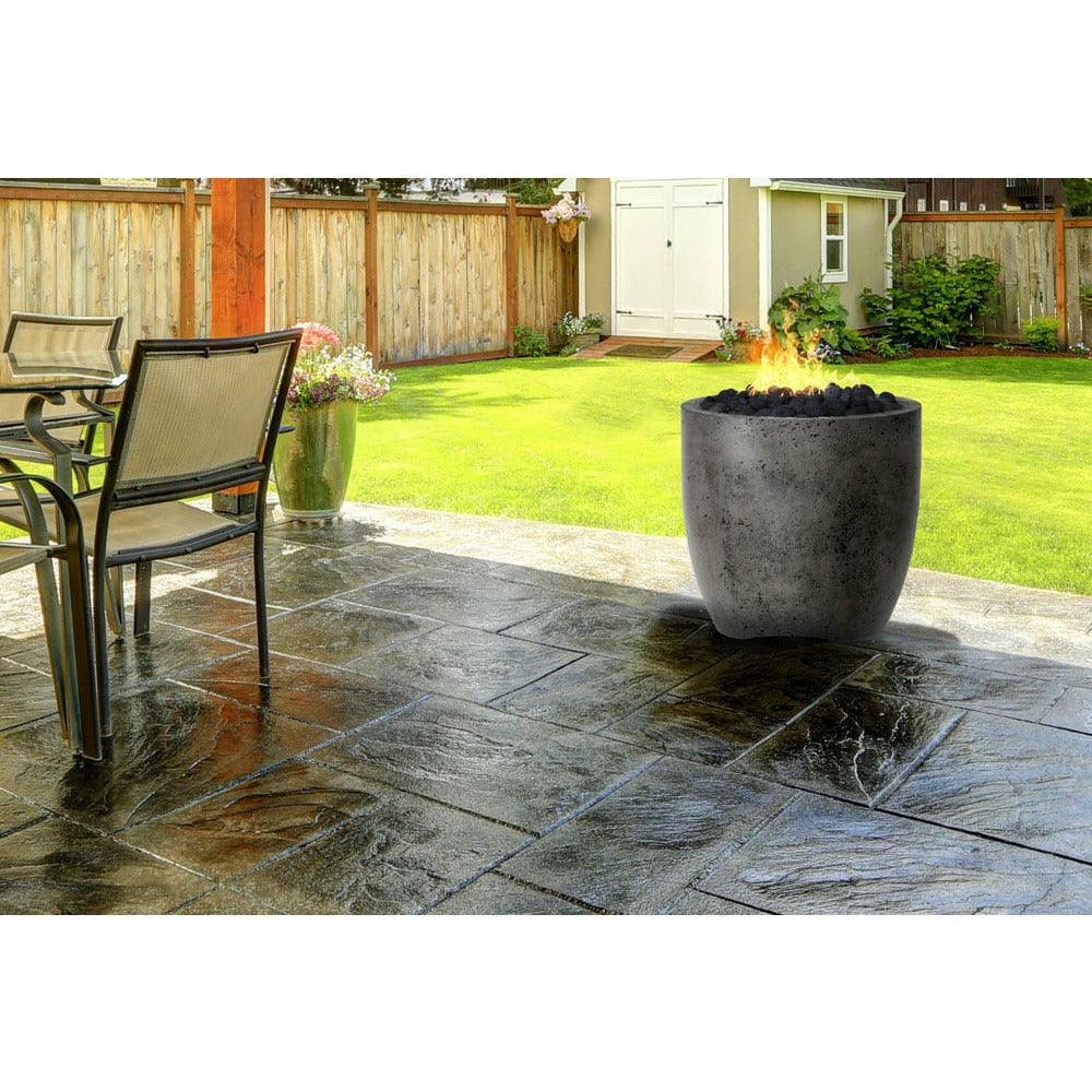 Prism Hardscapes - Pentola Series 2 Round Concrete Fire Bowl - Fire Pit Stock