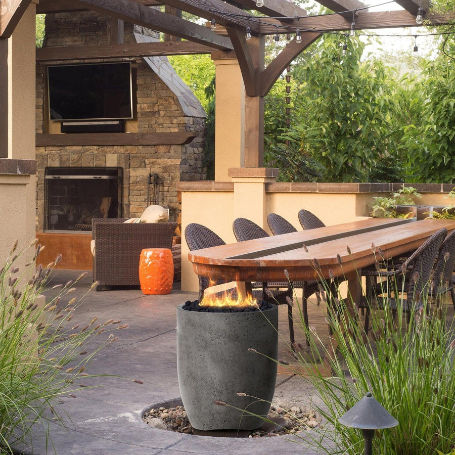 Prism Hardscapes - Pentola Series 3 Round Concrete Fire Bowl - Fire Pit Stock