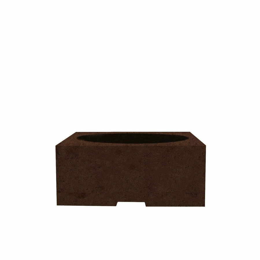 Prism Hardscapes - Piazza Square Concrete Fire Table - Fire Pit Stock