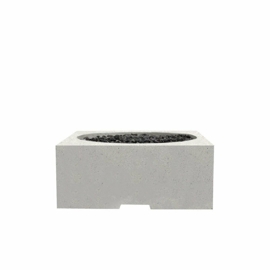 Prism Hardscapes - Piazza Square Concrete Fire Table - Fire Pit Stock