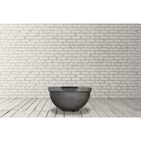 Thumbnail for Prism Hardscapes - Sorrento Round Concrete Fire and Water Bowl w/ Match-Lit Ignition - Fire Pit Stock