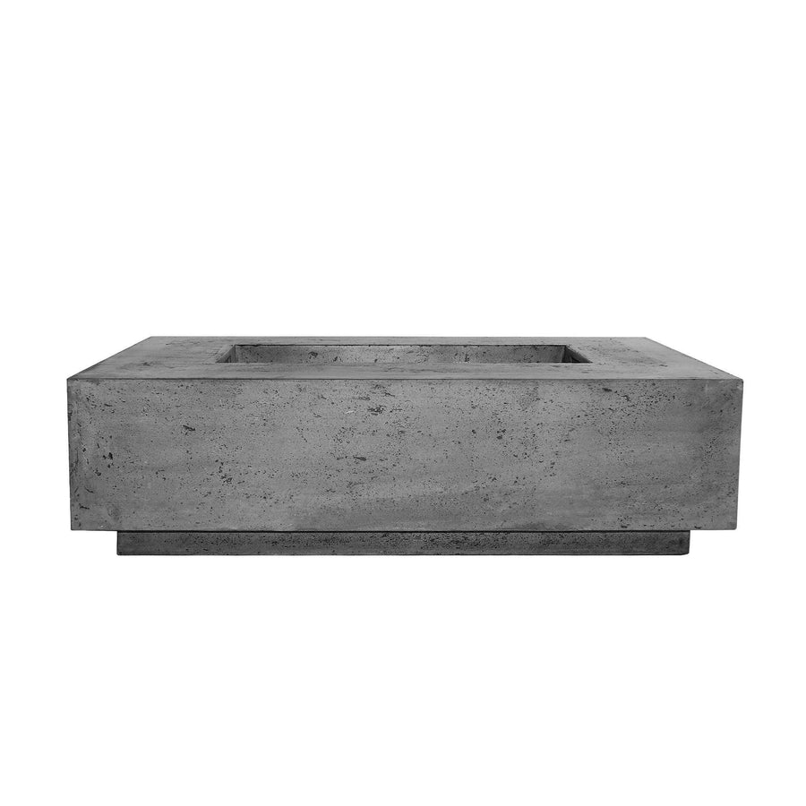 Prism Hardscapes - Tavola Series 1 Rectangular Concrete Fire Pit Table - Fire Pit Stock