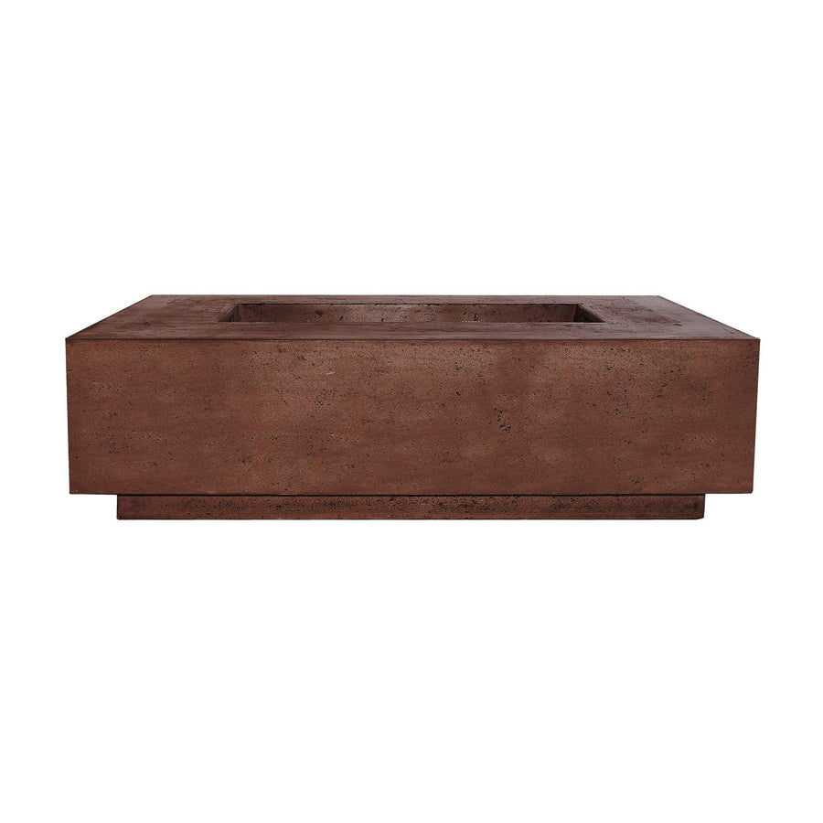 Prism Hardscapes - Tavola Series 1 Rectangular Concrete Fire Pit Table - Fire Pit Stock