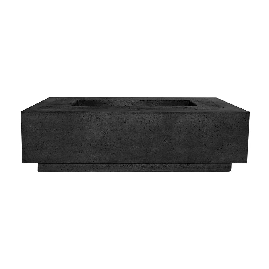 Prism Hardscapes - Tavola Series 1 Rectangular Concrete Fire Pit Table - Fire Pit Stock