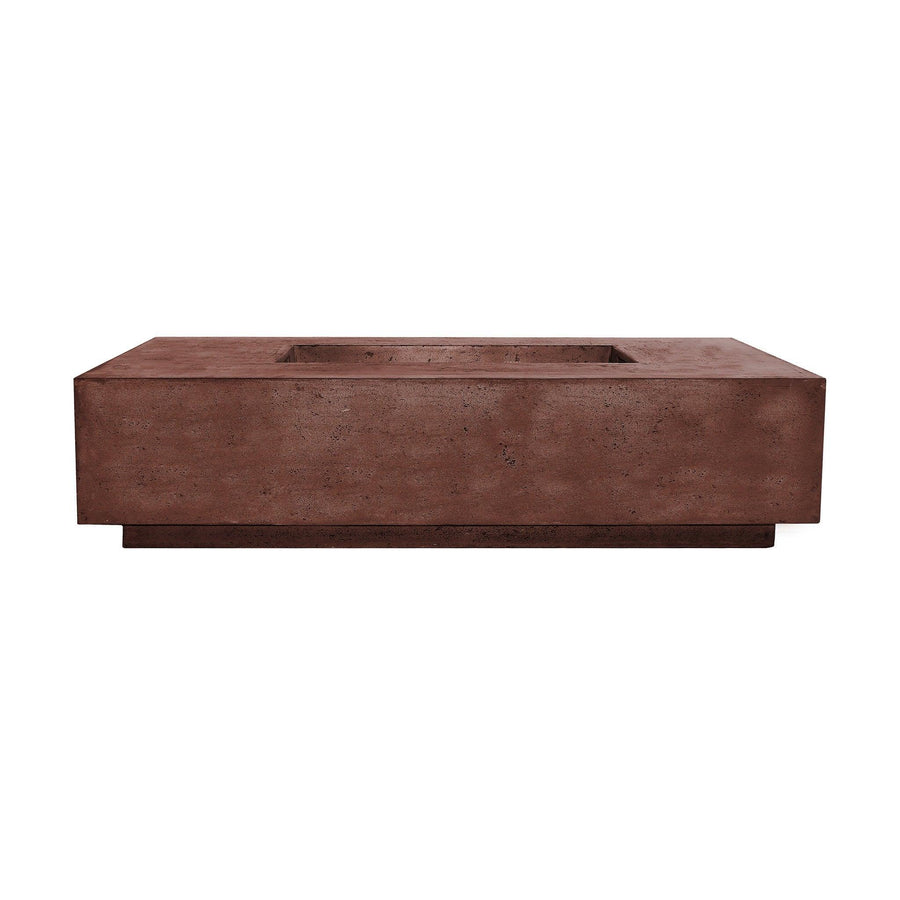 Prism Hardscapes - Tavola Series 4 Rectangular Concrete Fire Pit Table - Fire Pit Stock