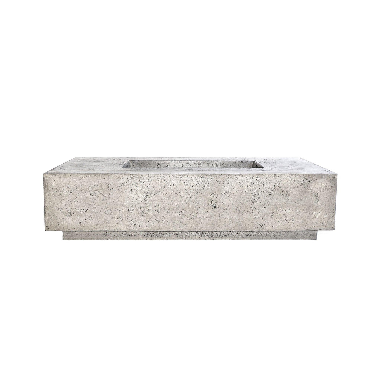 Prism Hardscapes - Tavola Series 4 Rectangular Concrete Fire Pit Table - Fire Pit Stock