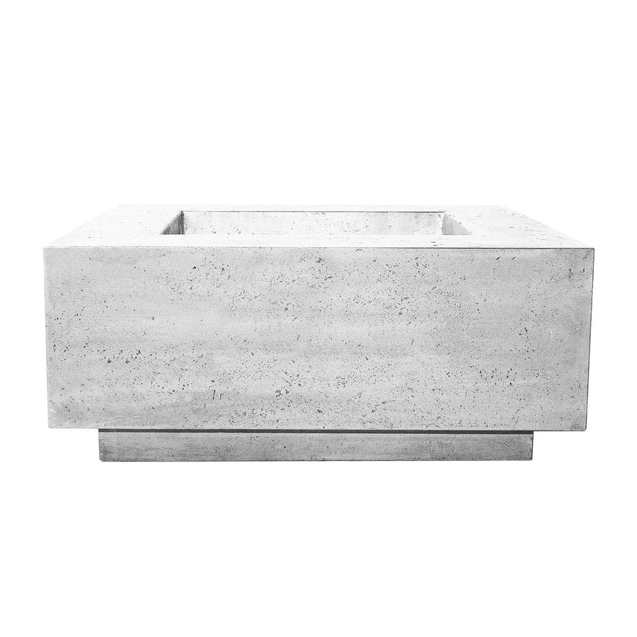 Prism Hardscapes - Tavola Series 42 Square Concrete Fire Pit Table - Fire Pit Stock