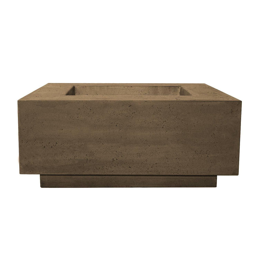 Prism Hardscapes - Tavola Series 42 Square Concrete Fire Pit Table - Fire Pit Stock