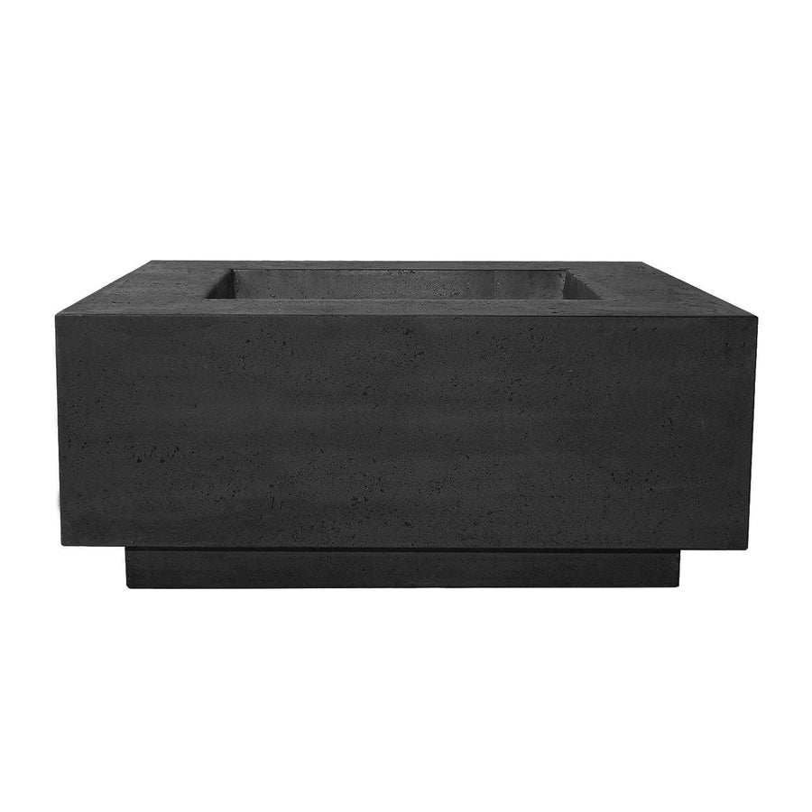 Prism Hardscapes - Tavola Series 42 Square Concrete Fire Pit Table - Fire Pit Stock