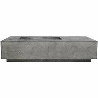 Thumbnail for Prism Hardscapes - Tavola Series 5 Rectangular Concrete Fire Pit Table - Fire Pit Stock