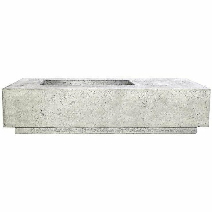 Prism Hardscapes - Tavola Series 5 Rectangular Concrete Fire Pit Table - Fire Pit Stock