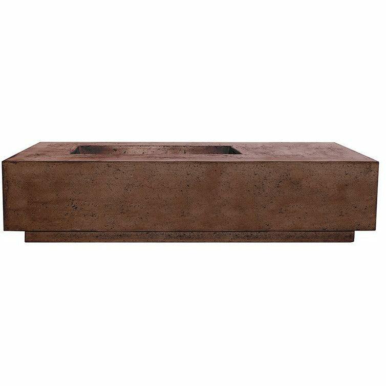 Prism Hardscapes - Tavola Series 5 Rectangular Concrete Fire Pit Table - Fire Pit Stock